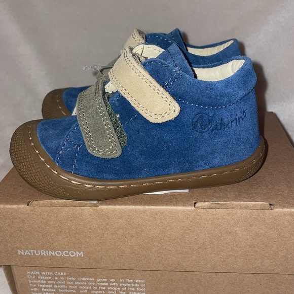 NWT NATURINO CORKEL VL Suede first-steps shoes in Navy - Picture 12 of 13